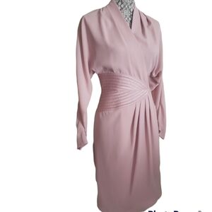 VTG Daymor Culture Tuxedo Style Wrap Dress